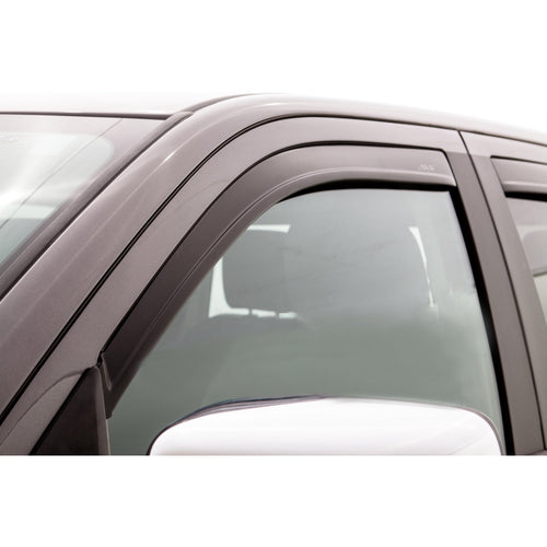 09-18 Dodge RAM 1500 Crew Cab Window Visor In-Channel Window Deflectors 4pc - Matte Black image 1