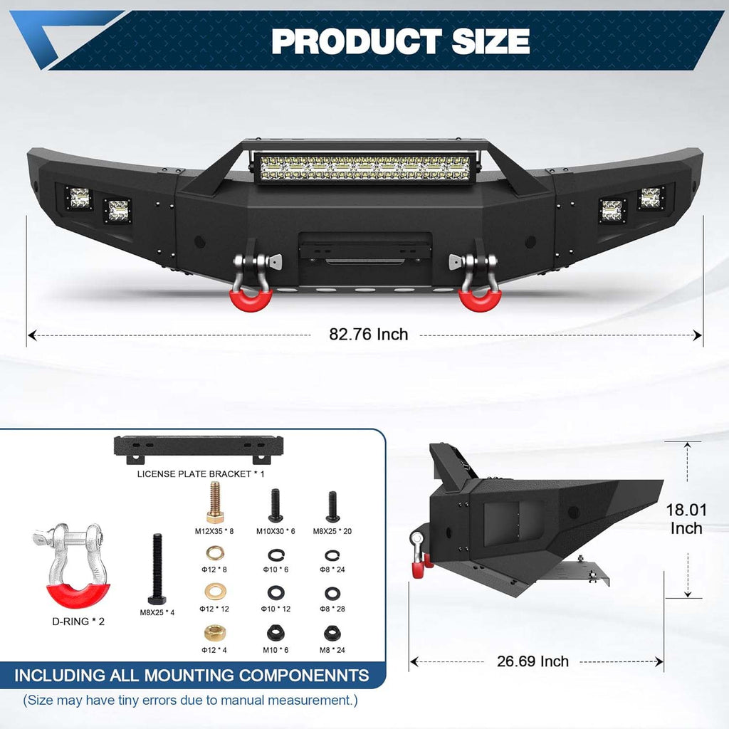 2010–2014 Ford F-150 Raptor SVT Front Steel Bumper image 3