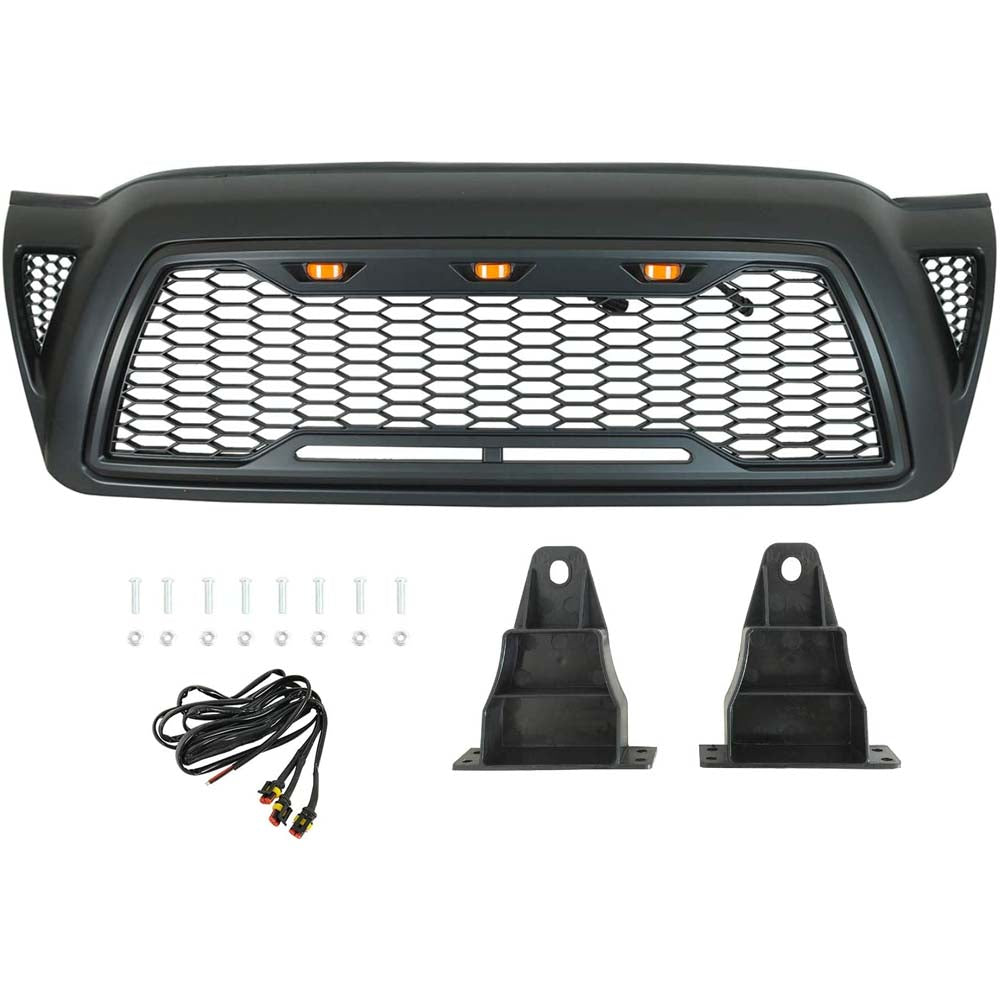 2005 - 2011 Toyota Tacoma Grille With Lights image 3