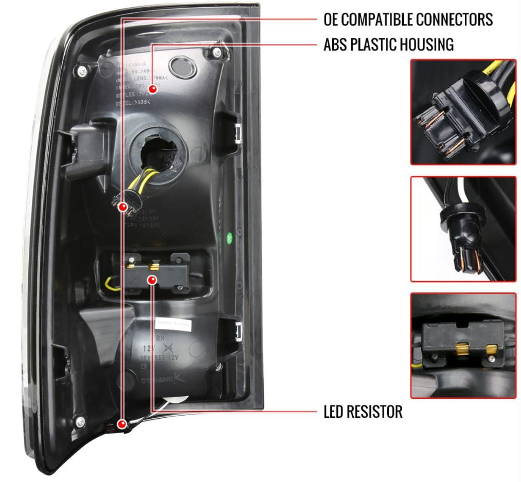 Tail light  Compatible with 2009+ Dodge RAM Classic 1500 Pickup Truck image 1