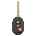 3 Buttons Car Key for 2012-2016 Toyota Prius C Remote Control Fob G Chip HYQ12BDM image 0