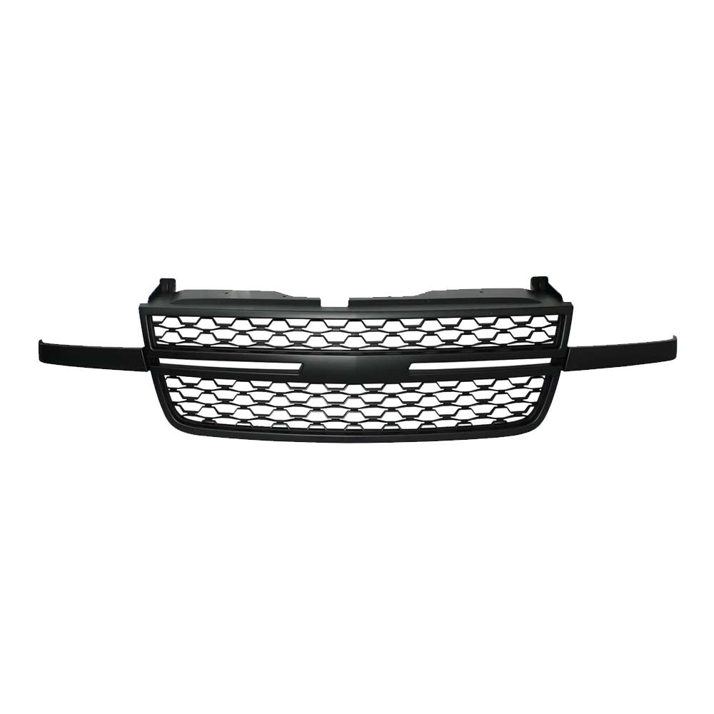 2005 - 2007 Silverado 1500/2500/3500 Grille Matte Black image 0