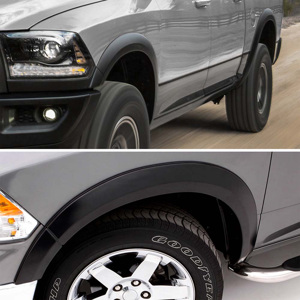 2009 - 2019 Dodge Ram 1500 OE Style Fender Flares Smooth image 4