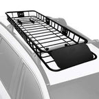 Skinny Roof Rack Mount Cargo Basket 200 Lb. image 3