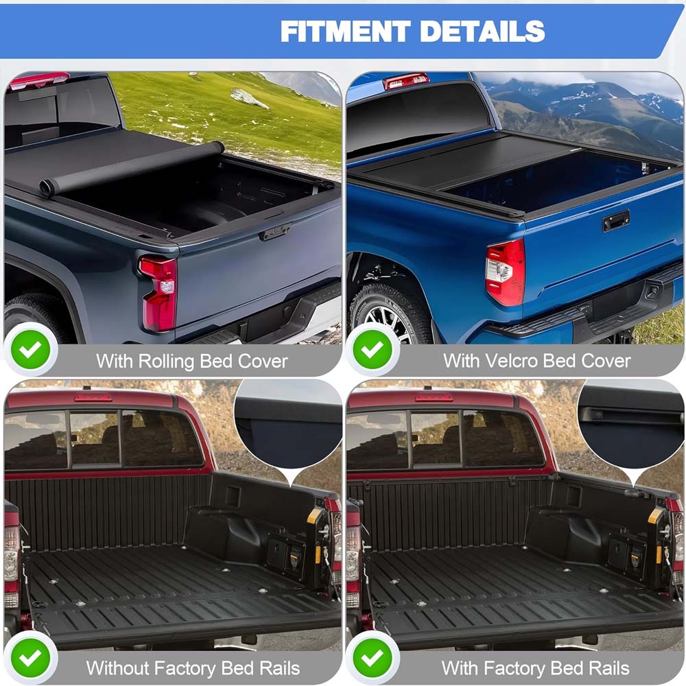 Truck Roll Bar with Basket Heavy Duty Sport Bar Chase Rack for Full Size Trucks image 5