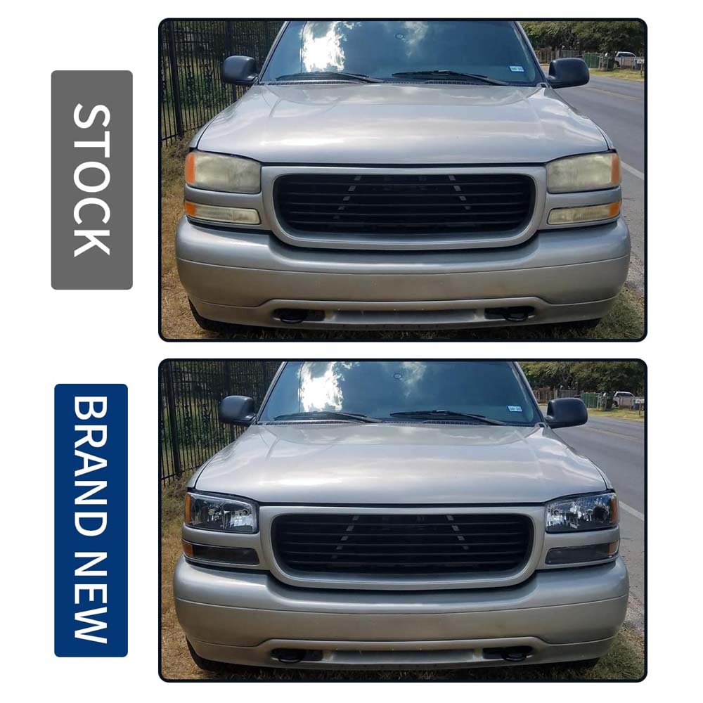 1999-2006 GMC Sierra 1500 2500 3500/00-06 GMC Yukon Headlight Assembly image 2