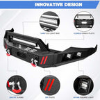 Dodge Ram 1500 (2013-2018, 2019-2023 Classic) - Full Width Front Steel Bumper image 2
