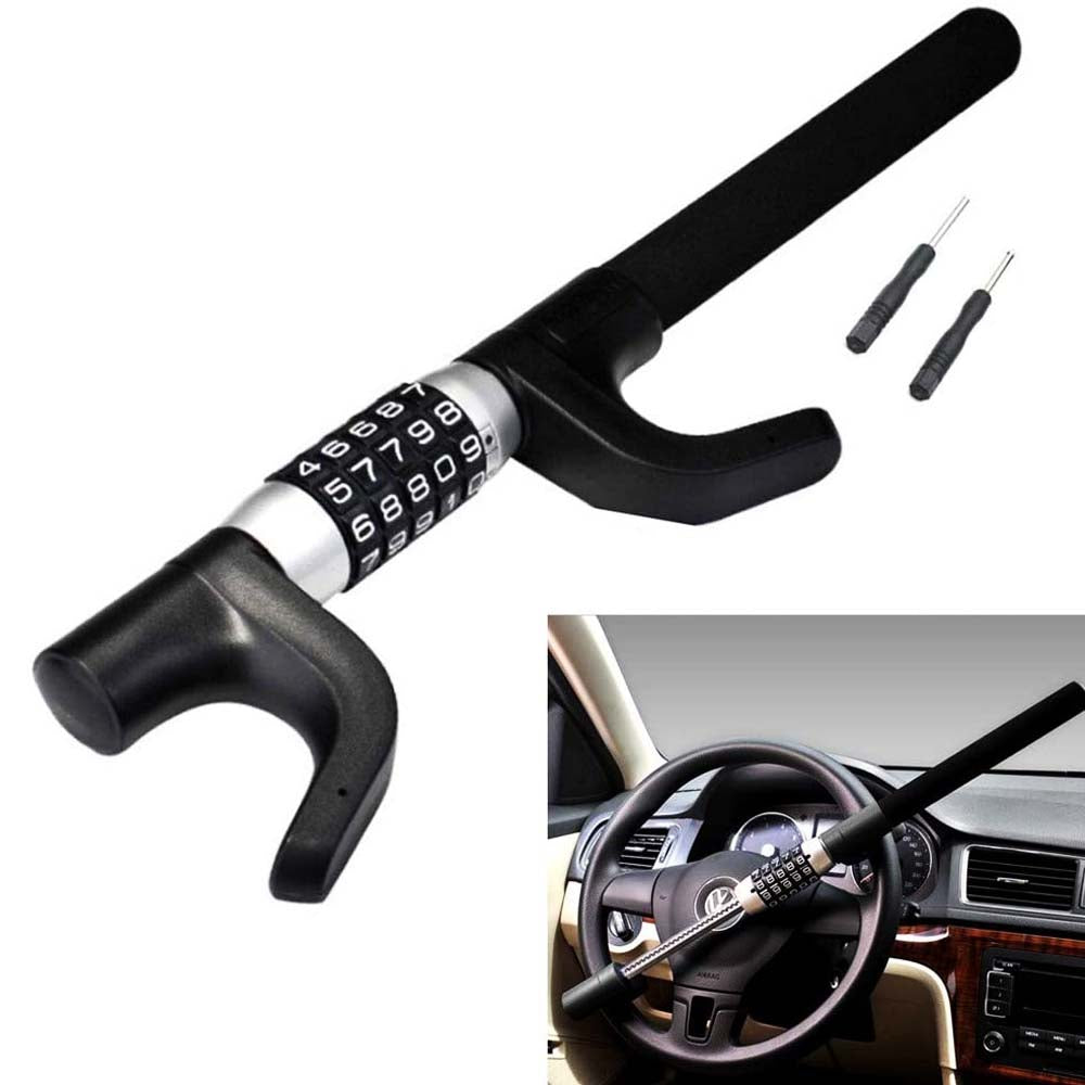 Universal Steering Wheel Lock 5 Digit Combination Anti Theft image 0