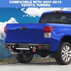 2007 - 2013 Tundra Rear Steel Bumper With LED Lights image 6