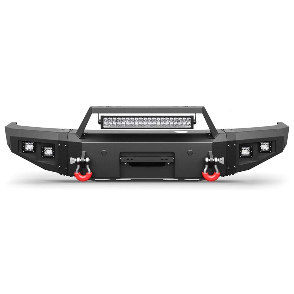 2017 - 2022 Ford F250/F350/F450 Steel Front Bumper W/ LED Lights image 0