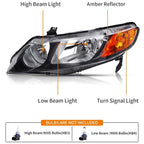 2006-2011 Civic Sedan Headlight Assembly 4 Door Sedan image 1