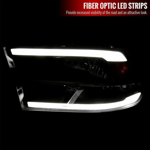2009-2018 Dodge RAM 1500 / 2019 RAM Classic / 2010-2018 RAM 2500 3500 Switchback Sequential LED Headlights image 1