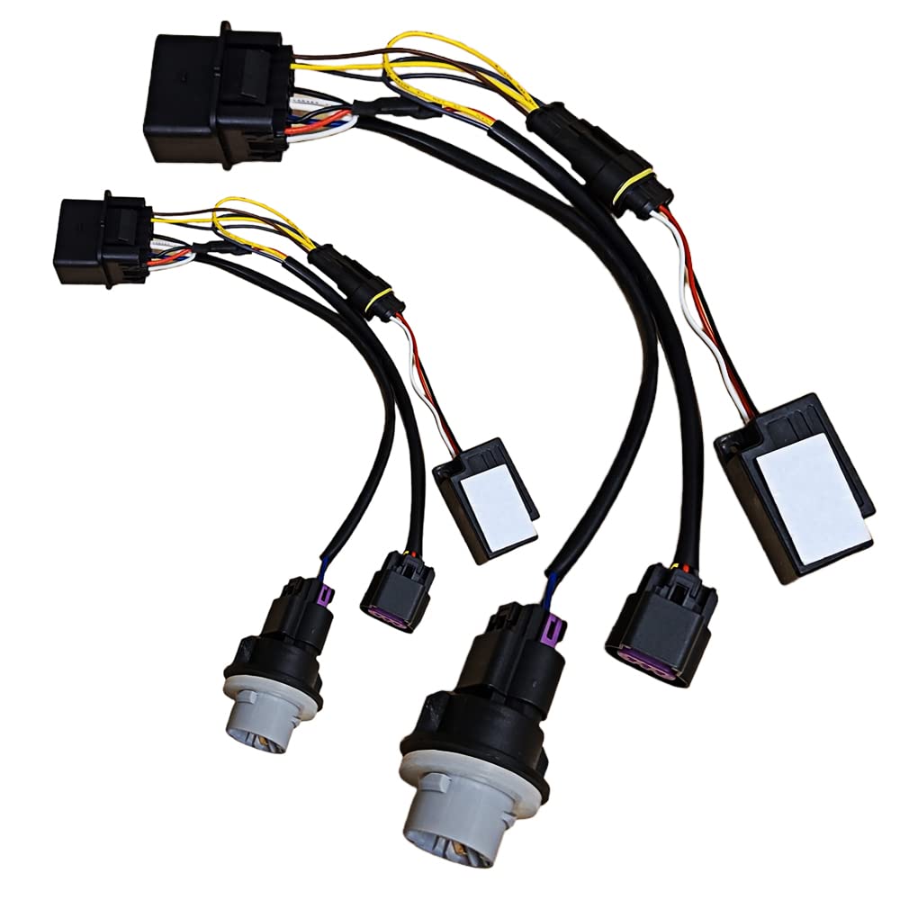 Led Head Light Conversion Harness Set Convert or Upgrade Cable Harness for Dodge Ram Headlight Harness Adapter image 0