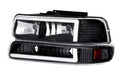 1999-2002 CHEVROLET SILVERADO 1500 LED Bar Fabric Style Headlight Assembly image 0