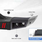 2015 - 2019 Silverado 2500 3500 Steel Front Bumper W/ LED Lights image 2