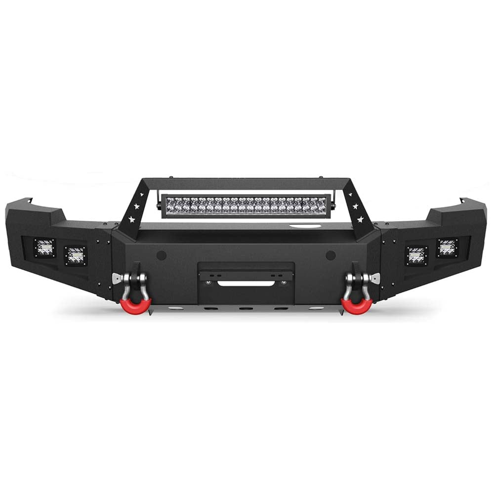 2011 - 2014 Silverado 2500/3500 Front Steel Bumper w/Winch Plate image 0
