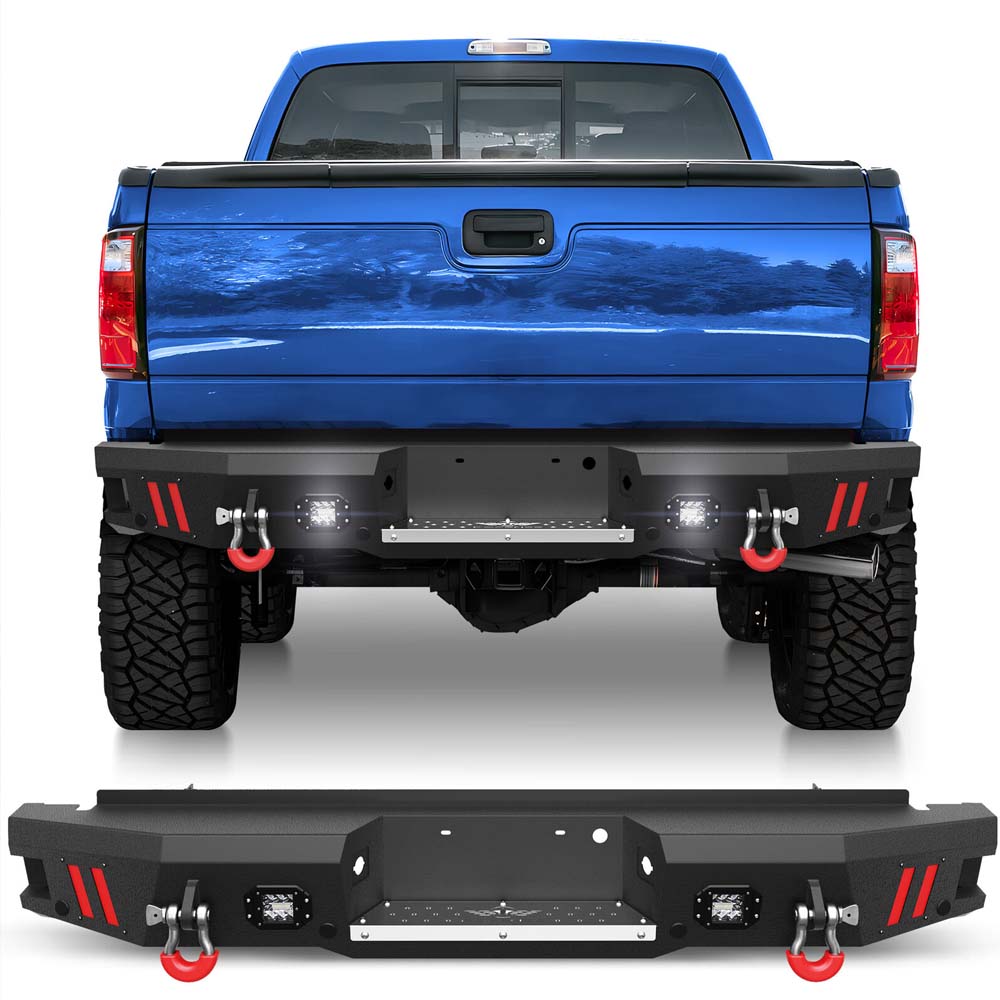 2011 - 2016 F-250 / F-350 Truck Rear Bumper and LED Lights image 1