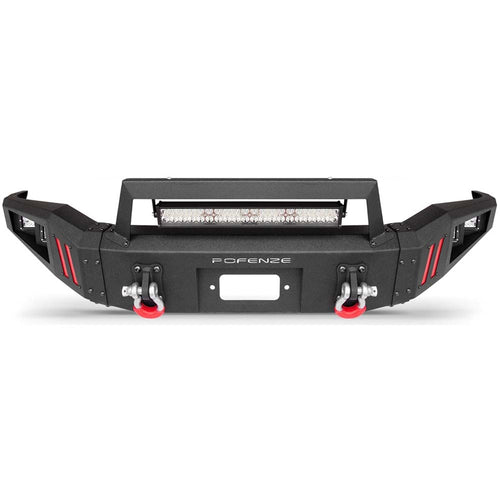 2007 - 2013 Tundra Front Steel Bumper With LED Lights and Winch Plate image 0