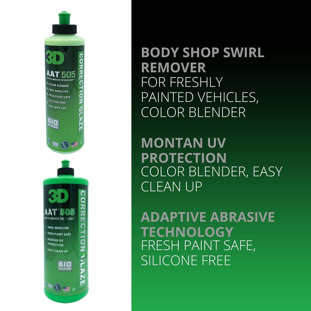 3D AAT Correction Glaze Paint Swirl Remover and Gloss image 1