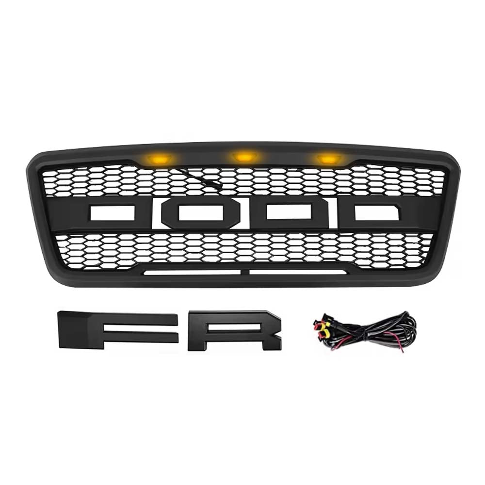 2004 - 2008 Ford F150 Pickup Raptor Style Grille w/ LED image 0