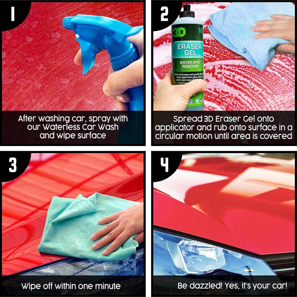 3D Eraser Water Spot Remover Gel 16OZ image 3