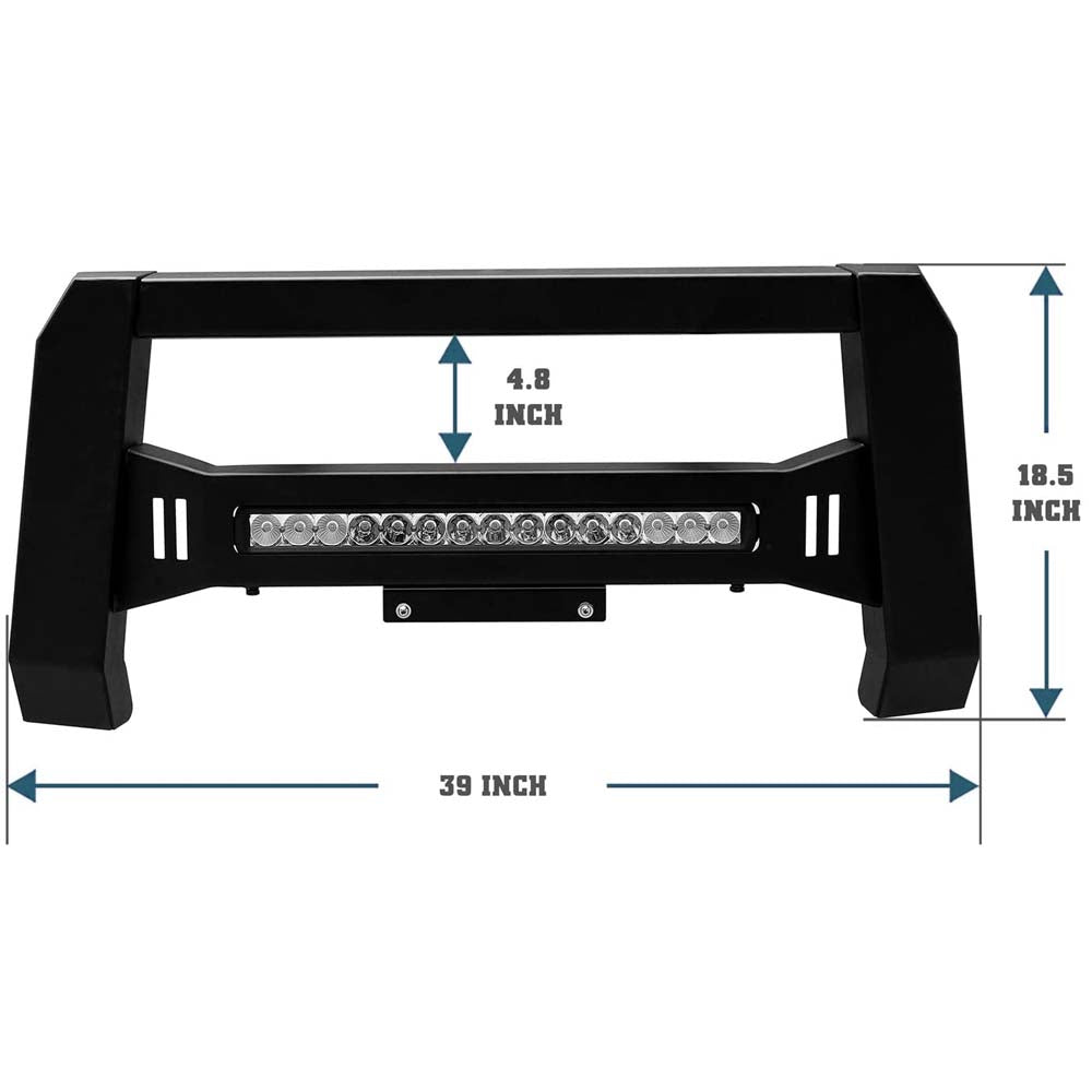 Modular Bull Bar with LED Bar for Dodge Ram 2019+ image 2
