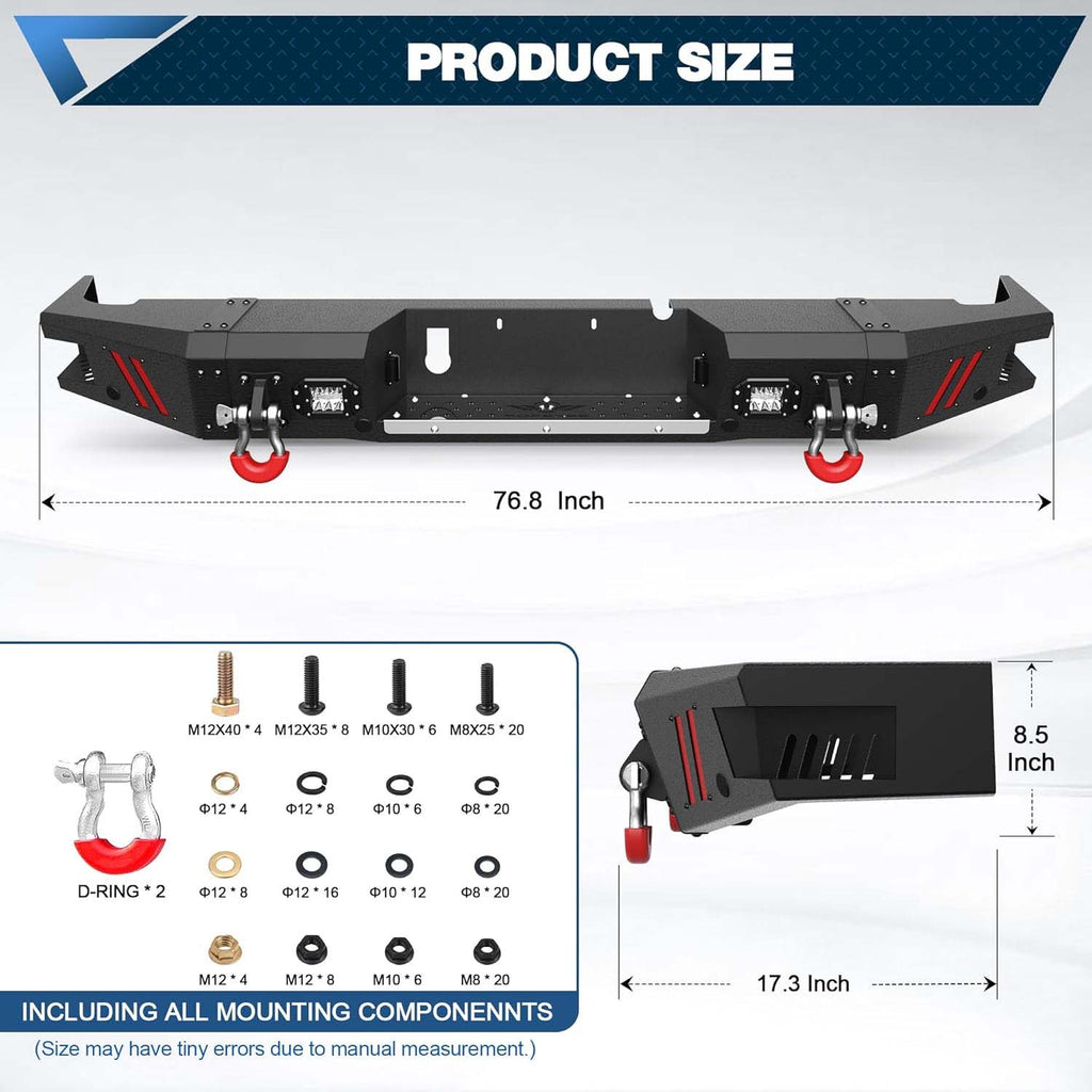 2010 - 2018 Dodge RAM 2500 3500 Heavy Duty Rear Bumper image 3