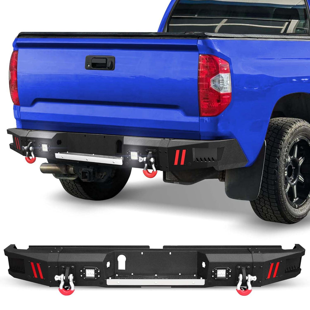 2014 - 2021 Toyota Tundra Rear Steel Bumper image 1