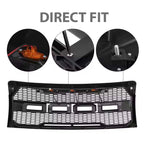 2009 - 2014 Ford F150 Raptor Style Grille w/ LED image 2