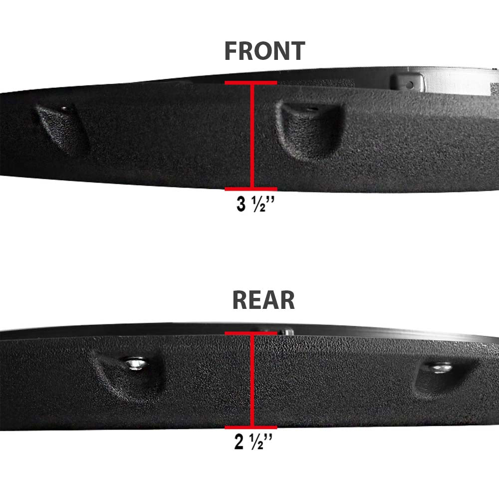 2009 - 2022 Dodge RAM 1500 Classic Body Pocket Style Fender Flares Textured image 2