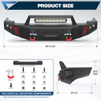 2007 - 2013 Silverado 1500 Front Steel Bumper image 3