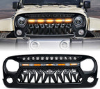 2007 - 2018 Jeep Wrangler JK Grille w/ LED image 1