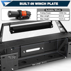 2015–2019 GMC Sierra 2500/3500 Front Steel Bumper image 3