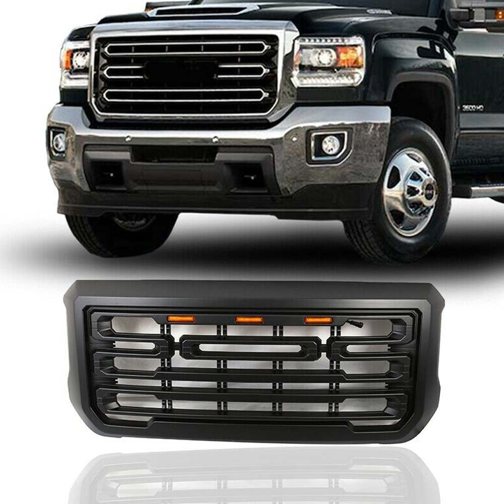 2015 - 2019 GMC Sierra 2500HD / 3500HD Grille With LED image 4