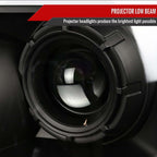 2004 - 2008 Ford F-150 Switchback Sequential LED C-Bar Projector Headlights (Matte Black Housing/Clear Lens) image 4