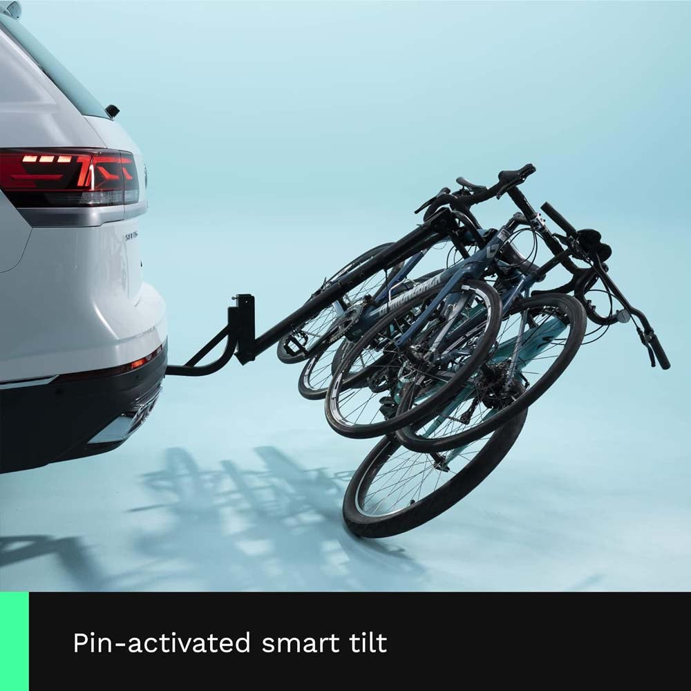 3-Bike Rack Hanging Bicycle Carrier - Hitch Mounted image 3