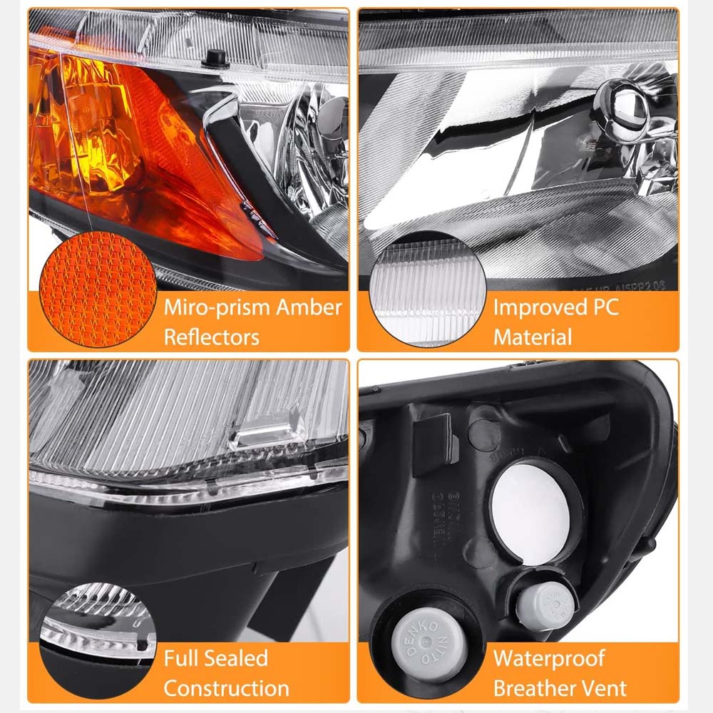 2006-2011 Civic Sedan Headlight Assembly 4 Door Sedan image 2