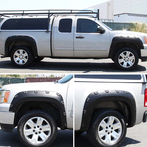 2007 - 2013 GMC Sierra 1500 / 2500HD / 3500HD Pocket Style Fender Flares (6.5ft / 8ft Bed) image 6