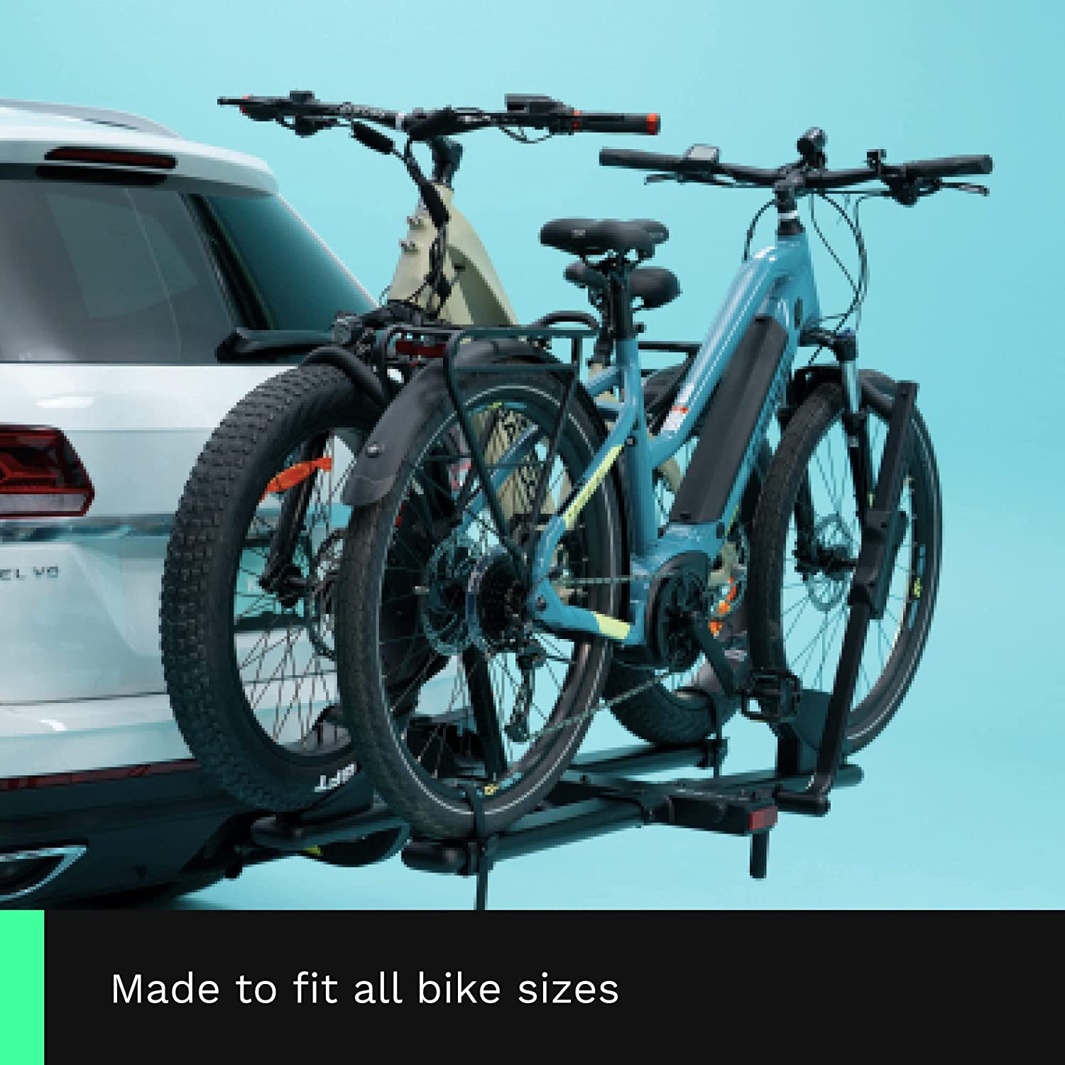 2 BIKE KAC C2 HITCH FRONT CLAMPING PLATAFORM BIKE RACK 120 Lb. HEAVY DUTY image 1