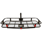 Hitch Mounted Folding Cargo Carrier 500lbs 2 inch Receiver image 1