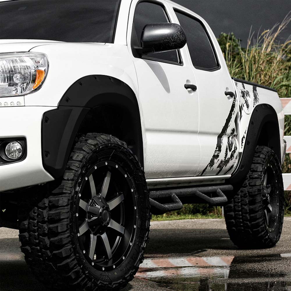2012 - 2015 Toyota Tacoma Pocket Style Fender Flares (6ft Box) image 4