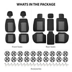 Premium 3D Seat Covers Set for Sedan and SUV image 2