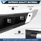 2016 - 2024 Nissan Titan XD Full Width Front Bumper - With Winch Plate, LED Lights, D-rings image 3