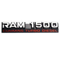 RAM 1500 CUMMINS TURBO DIESEL Emblem