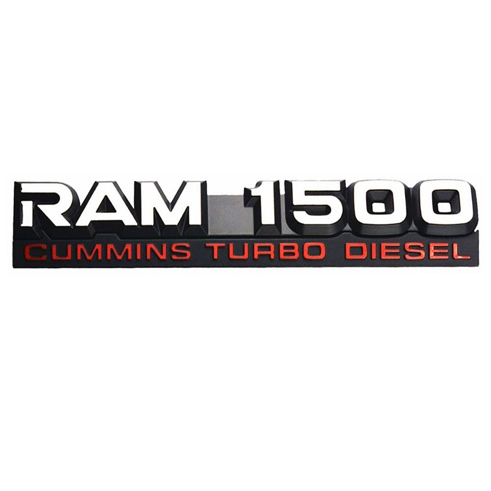 RAM 1500 CUMMINS TURBO DIESEL Emblem