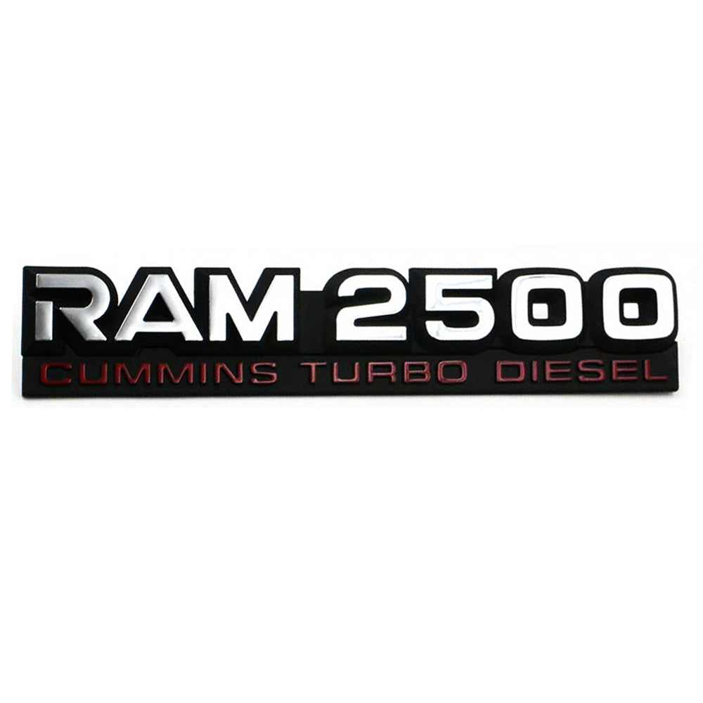 RAM 2500 CUMMINS TURBO DIESEL Emblem
