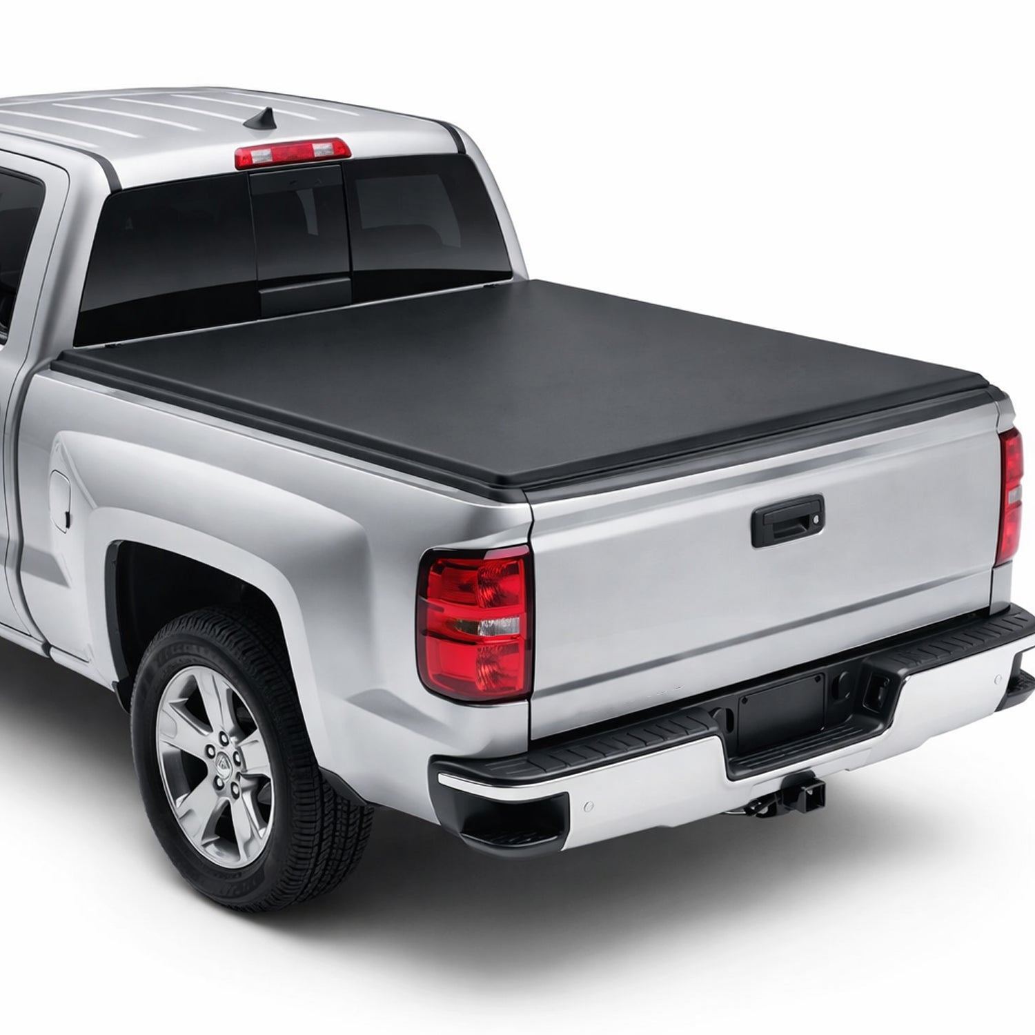 Soft Roll Up Tonneau Cover for 2014 - 2018 Chevrolet Silverado 1500 / GMC Sierra 1500 (6.6ft Box)
