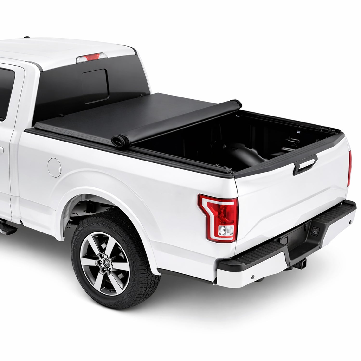 Soft Roll Up Tonneau Cover for 2014 - 2018 Chevrolet Silverado 1500 / GMC Sierra 1500 (6.6ft Box)