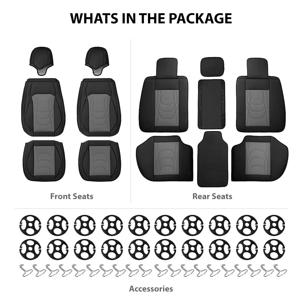 Premium 3D Seat Covers Set for Sedan and SUV image 3