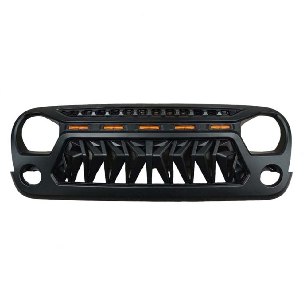 2007 - 2018 Jeep Wrangler JK Grille w/ LED image 0